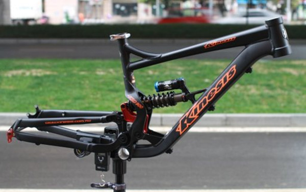 Telaio per bici in alluminio a sospensione completa da 8" Mountain Bike KINESIS KSD900 26" al7005 Downhill 3
