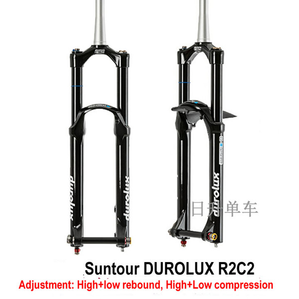 2016 suntour DUROLUX R2C2 180mm mountain bike di viaggio sospensione air fork am/enduro fork 0