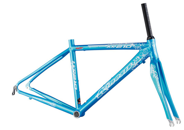 Superleggero telaio per biciclette in alluminio Lady Aero Road Bike Frame+Fork set KR210L Donne 1.4kg 0