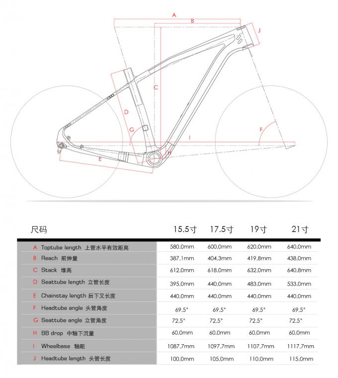 29ER Cornice leggera full carbon MTB V29 di mountain bike 15.5"/17.5/19/21" BB92 Conico, sedili 31,6mm Peso 1270g 5
