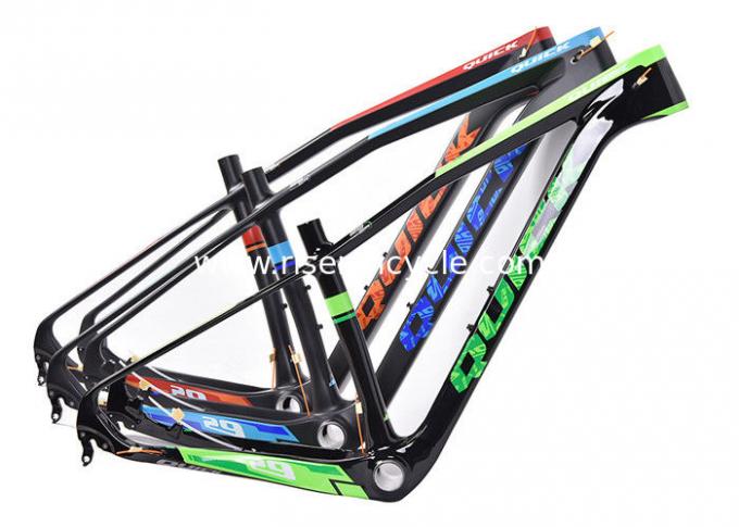 29ER Cornice leggera full carbon MTB V29 di mountain bike 15.5"/17.5/19/21" BB92 Conico, sedili 31,6mm Peso 1270g 1