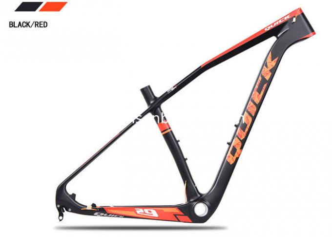 29ER Cornice leggera full carbon MTB V29 di mountain bike 15.5"/17.5/19/21" BB92 Conico, sedili 31,6mm Peso 1270g 2