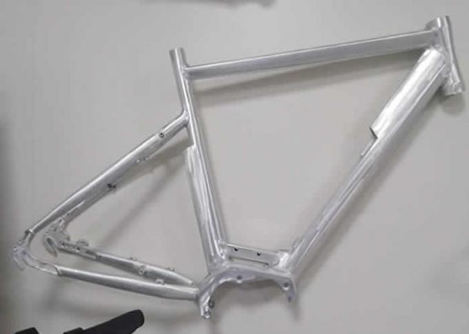 700C Aluminum Gravel ebike frame, kit di bici da strada elettrica Shimano E6000 0
