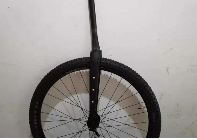 Forchetta da bicicletta in ghiaia di carbonio 700x50c, forchetta rigida leggera 100x12 disco piatto 4