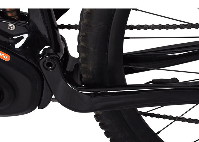 Telaio per bici elettrica in carbonio a sospensione completa 27.5Plus/29er Telaio per bici elettrica Bafang Mid-drive 1