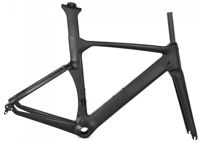 700c Road Carbon Bike Frame Racing 1150kg OEM Matte/Glossy Full Carbon con forchetta 0