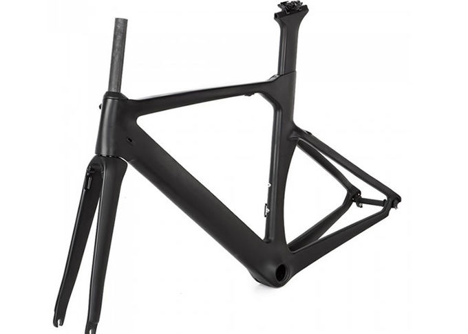 700c Road Carbon Bike Frame Racing 1150kg OEM Matte/Glossy Full Carbon con forchetta 1